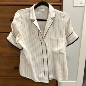 Frame Silk Top